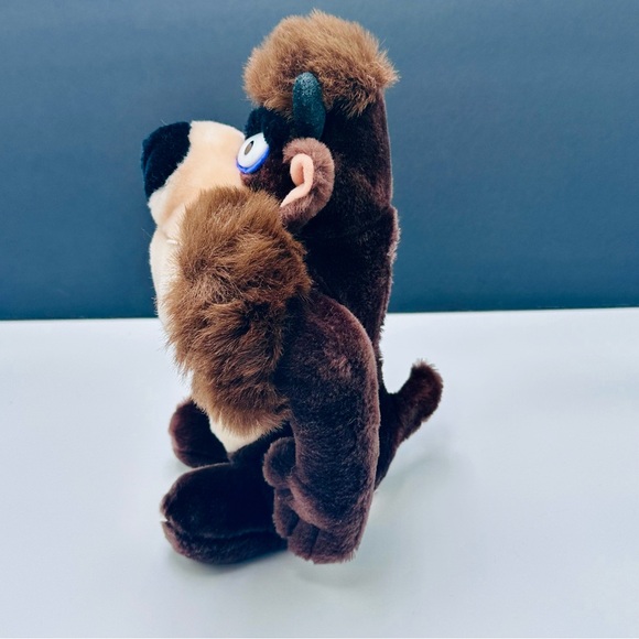 Vtg 1991 Warner Bros Looney Tunes Taz Plush Stuffed Animal 11” Tasmanian Devil - Picture 5 of 9